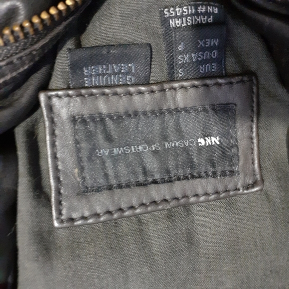 🌈MANGO LEATHER VEST SMALL - Picture 3 of 8